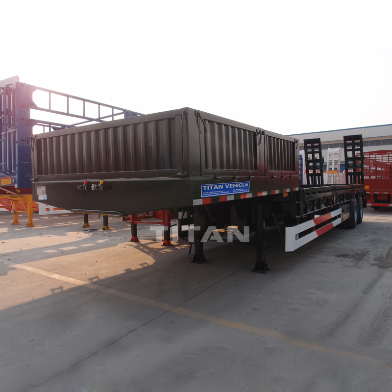 40 tons low bed truck trailer