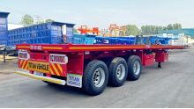 Flatbed Semi Truck Container Trailer