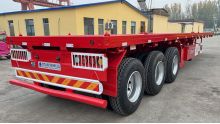 Flatbed Semi Truck Container Trailer