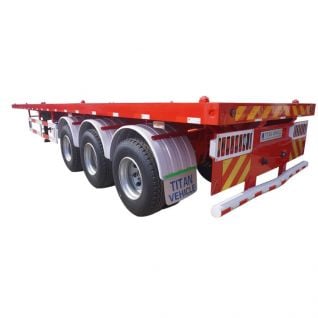 Flatbed Semi Trailer - Tri Axle Flatbed Trailer for Sale