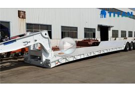 80 tons hydraulic gooseneck trailer