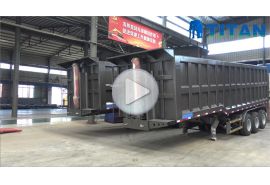 3 axle tipper semi trailer