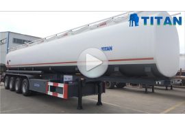 4 axles fuel tank trailer