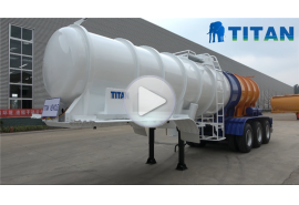 Sulfuric acid tank trailer