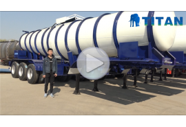 Acid transport tanker trailer