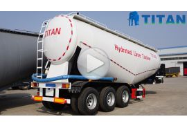 3 axle cement tanker trailer