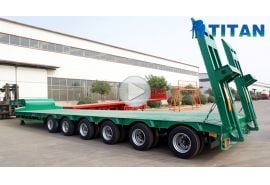 6 axle low loader trailer