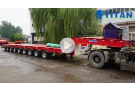 9 axle heavy hauler trailer