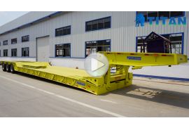 Multi types of RGN lowboy trailer