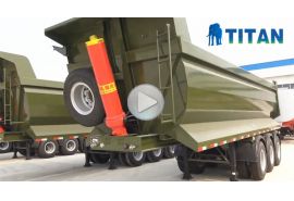 End dumper trailer for sale