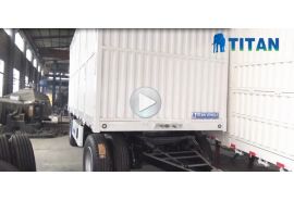 Dropside drawbar trailer