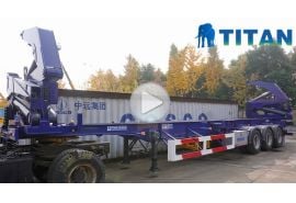 20ft side container loader trailer