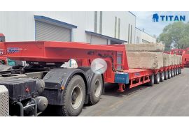 10 axle wind tower trailer