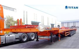 6 Axle Wind Turbine Blade Transportation Trailer