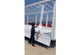 New Concept Fence Trailer with Curtain 