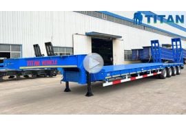 4 Axle 100T Low Bed Trailer