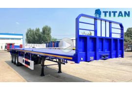 Flatbed Semi Trailer with Front Board