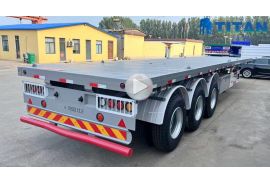 Container Transport Tri Axle Trailer