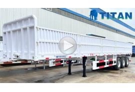 3 axle side wall trailer