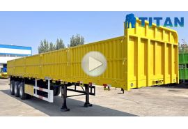 Tri axle sideboard trailer