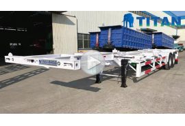 Gooseneck container trailer