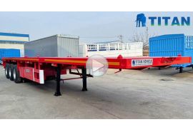 3 Axle Flat Deck Trailer