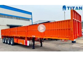 4 axle sidewall semi trailer