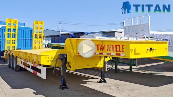 3 Axle Low Bed Trailer