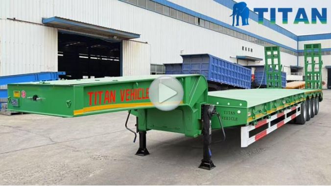 4 Axle 80 Ton Low Loader Trailer