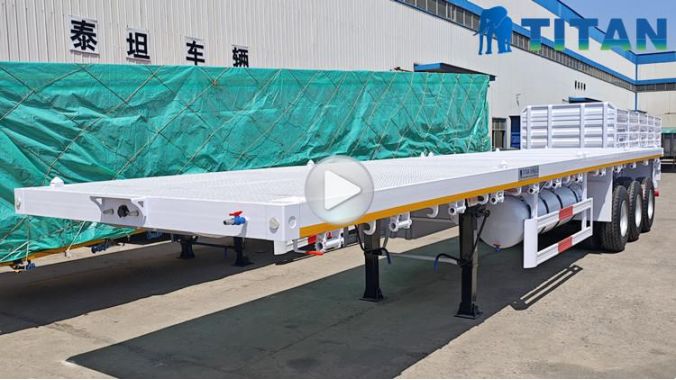 Flatbed Trailer with 600L Fuel Tank