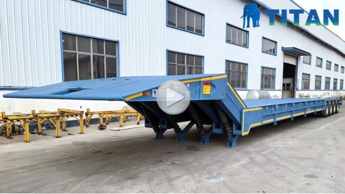 100 Ton Folding Neck Lowboy