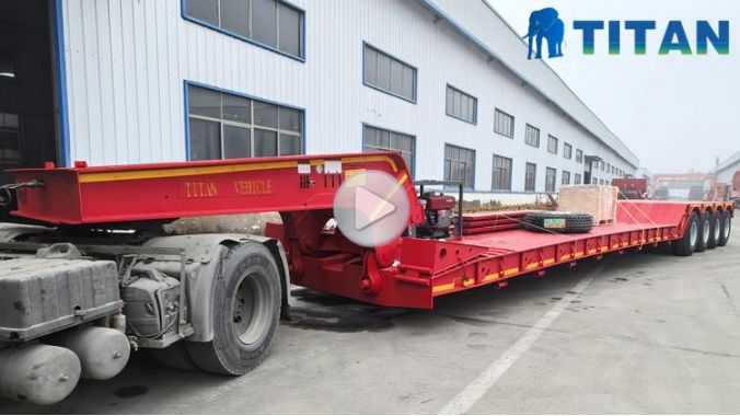 4 Axle 100 Ton Removable Gooseneck
