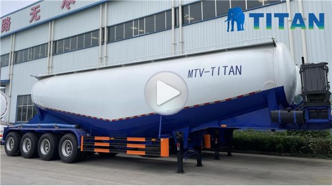 4 Axle 50CBM Powder Tanker Trailer