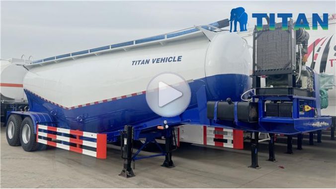 2 Axle 25CBM Dry Bulk Tanker Trailers