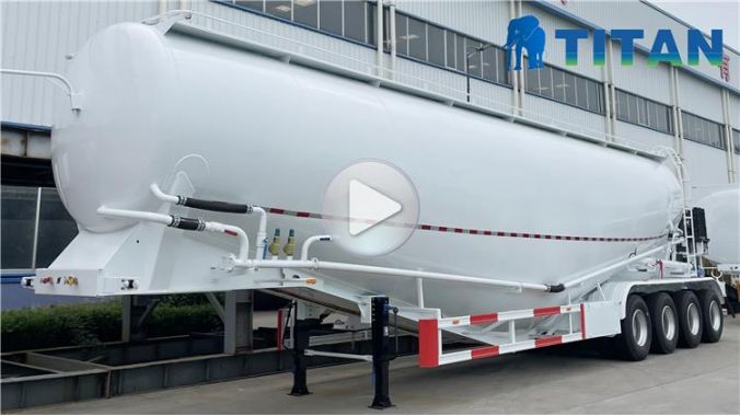 4 Axle 45CBM Cement Bulker Tanker Trailer