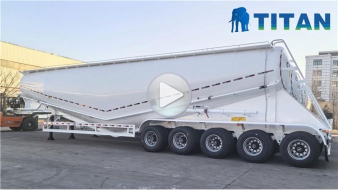 5 Axle 60CBM Bulk Powder Tanker