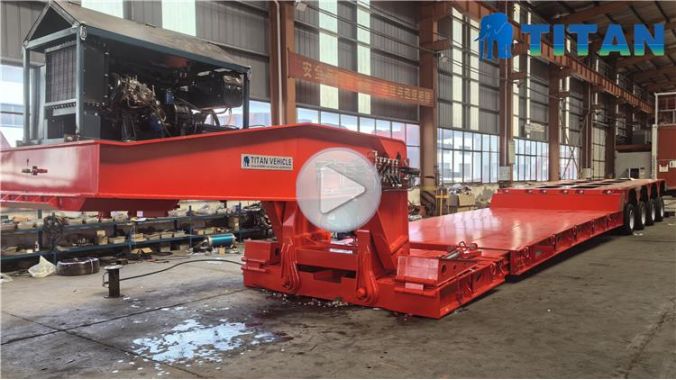 Extendable Lowboy Trailer